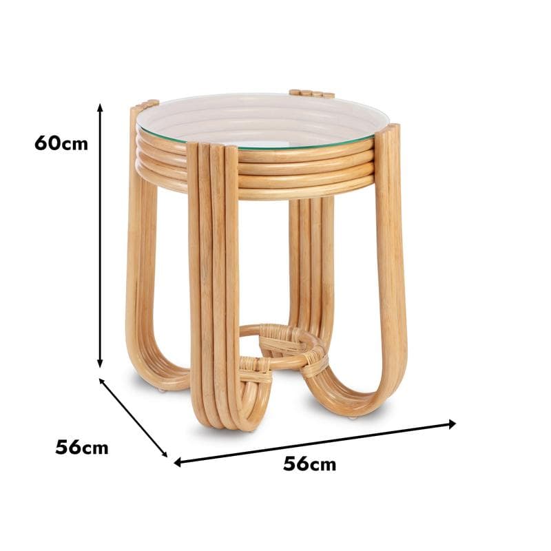 Desser Natural Pretzel Lamp Table - Modern Elegance