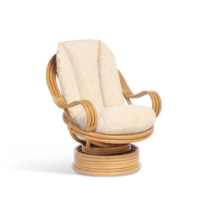 Turin Light Oak Laminated Swivel Rocker Chair